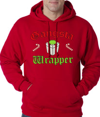 Gangsta Wrap Funny Christmas Adult Hoodie