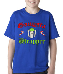 Gangsta Wrap Funny Christmas Kids T-shirt