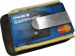 Genuine Leather Cash Clip Wallet