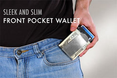 Genuine Leather Cash Clip Wallet