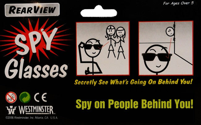 Genuine Spy Sunglasses with Rearview Vision