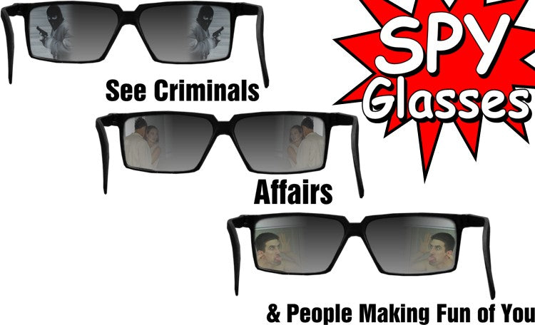 Genuine Spy Sunglasses with Rearview Vision