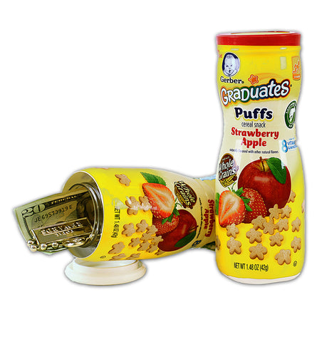 Gerber Puffs Cereal Snack Diversion Safe