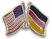 German American Lapel Pin