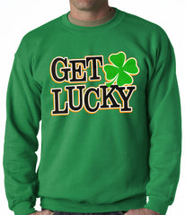 Get Lucky Irish Shamrock Crewneck