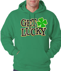 Get Lucky Irish Shamrock Hoodie