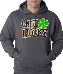 Get Lucky Irish Shamrock Hoodie