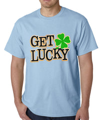 Get Lucky Irish Shamrock Mens T-shirt