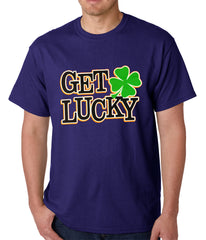 Get Lucky Irish Shamrock Mens T-shirt