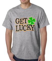 Get Lucky Irish Shamrock Mens T-shirt