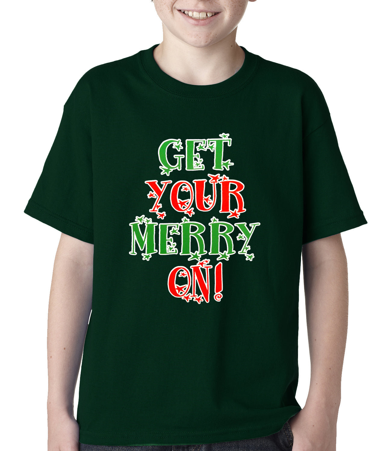 Get Your Merry On Christmas Kids T-shirt