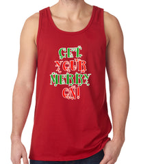 Get Your Merry On Christmas Tank Top