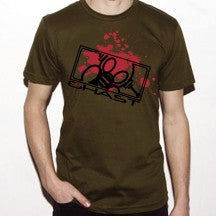 Ghast Bloody Death Mask T-Shirt (Army Green)