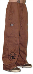 Ghast Cargo Drawstring Pants (Brown)