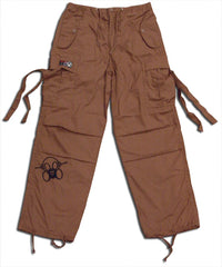 Ghast Cargo Drawstring Pants (Brown)