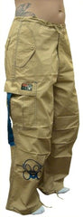 Ghast  Cargo Drawstring Pants (Khaki / Blue)