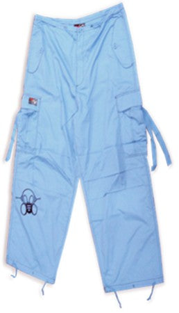 Ghast Cargo Drawstring Pants (Light Blue with Black)