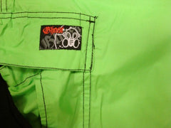 Ghast Cargo Drawstring Pants (Lime/Black)