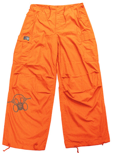 Ghast Cargo Drawstring Pants (Orange/Charcoal)