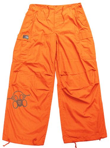 Ghast Cargo Drawstring Pants (Orange/Charcoal) –