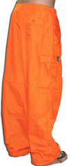 Ghast Cargo Drawstring Pants (Orange/Charcoal)