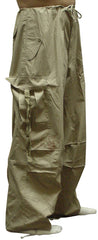 Ghast  Cargo Drawstring Raver Pants (Khaki)