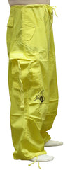 Ghast Cargo Drawstring Raver Pants (Yellow)