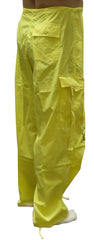 Ghast Cargo Drawstring Raver Pants (Yellow)