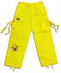 Ghast Cargo Drawstring Raver Pants (Yellow)