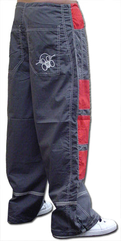 Ghast Hi-Tech Contrast Pant (Charcoal/Red)