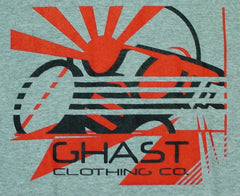 Ghast Rising Sun Mask Men's T-Shirt (Grey)