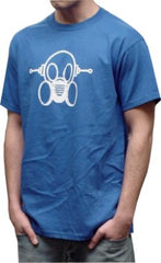 Ghast Striped Mask T-Shirt (Blue)