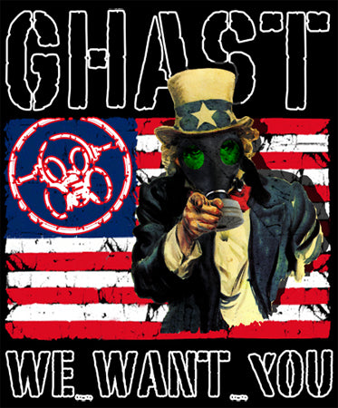 Ghast Uncle Ghast Wants You T-Shirt (Black)