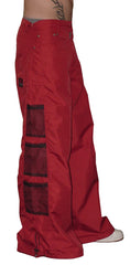 Ghast Wide  Bottom Raver Pants (Red)