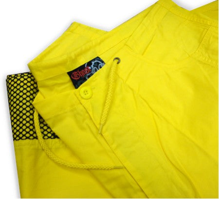 Ghast Wide  Bottom Raver Pants (Yellow)