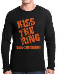 Giants Kiss The Ring 2014 Thermal Long Sleeve Shirt