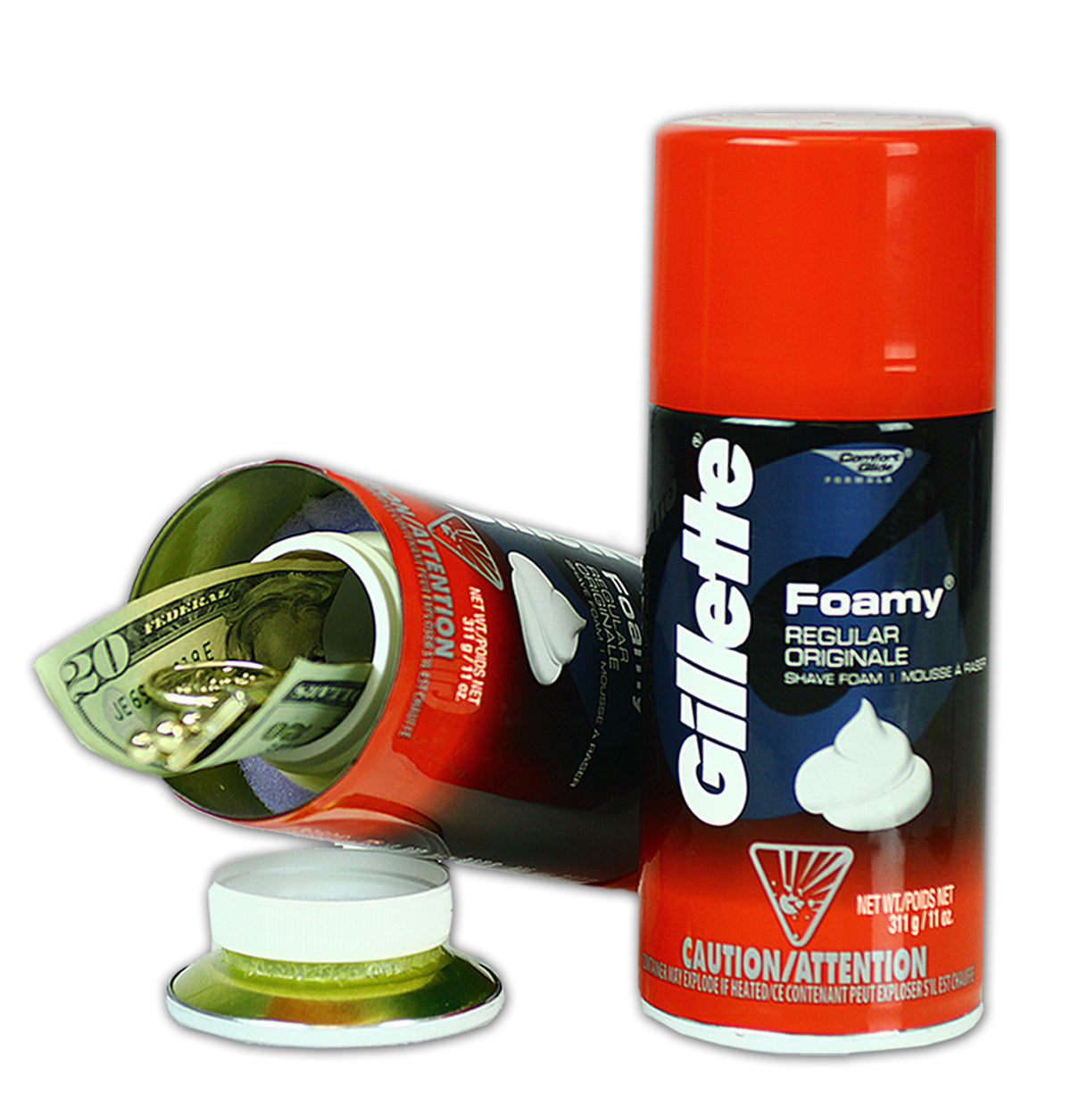 Gillette Foam Shaving Cream Diversion Safe