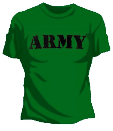 Girls Army T-Shirt