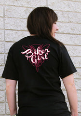 Girls Biker Shirts - "Biker Girl" Girl's T-Shirt