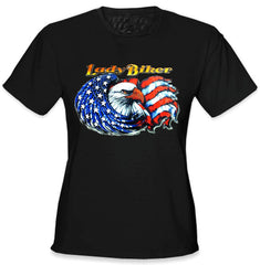 Girls Biker Shirts - Lady Biker Girls T-Shirt