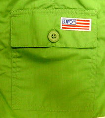Girls Hipster "Elliptic" UFO Pants (Green/White)