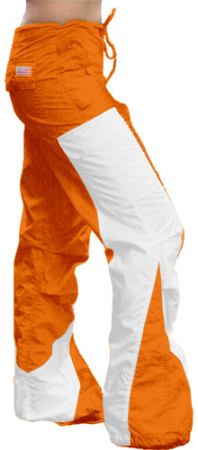 Girls Hipster "Elliptic" UFO Pants (Orange/White)