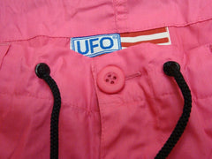 Girls Hipster Lace Up UFO Pants (Hot Pink / Black)