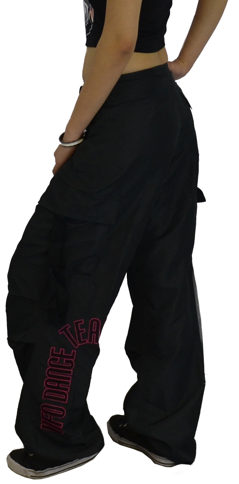 Girls Hipster UFO Dance Team Pants (Black)