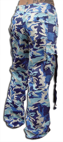 Girls "Hipster" UFO Pants (Blue Camo)