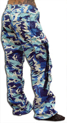 Girls "Hipster" UFO Pants (Blue Camo)