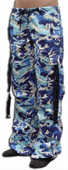 Girls "Hipster" UFO Pants (Blue Camo)