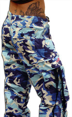 Girls "Hipster" UFO Pants (Blue Camo)