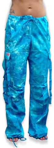 Girls Hipster UFO Pants (Blue Tie Dye)