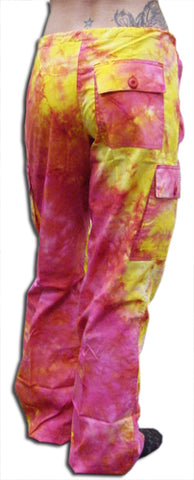 Girls "Hipster" UFO Pants (Fire Tie Dye)